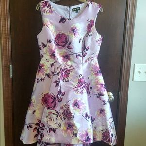 Purple flower dress